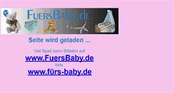 Desktop Screenshot of fuersbaby.de