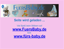 Tablet Screenshot of fuersbaby.de